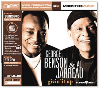 George Benson Al Jarreau   Givin It Up DVD, 2006, Includes Audio CD 