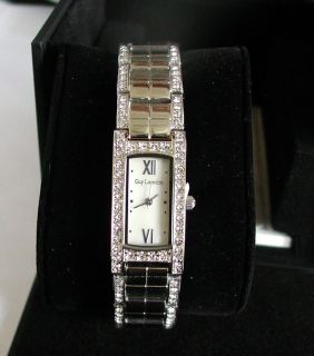 Guy Laroche Swarovski Swiss Parts Elongated Ladies Luxury Timepiece