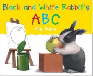 Black and White Rabbits ABC by Alan Baker 1999, Paperback
