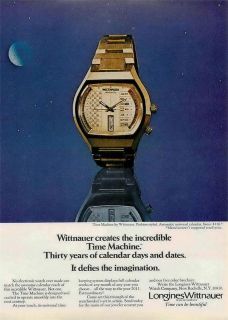 1976 Longines Wittnauer Watch ad ~ Time Machine