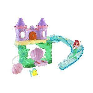   ARIEL FLOUNDER 8 Pc Crayons Scented Bubble Bath Tub Toy Gift Set
