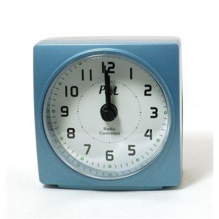 PWL Blue Radio Control Alarm Clock UK USE ONLY