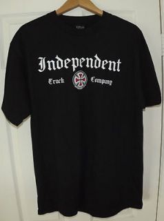 Independent Truck Co Mens T Shirt Black Graphic Tee Skate Surf New 