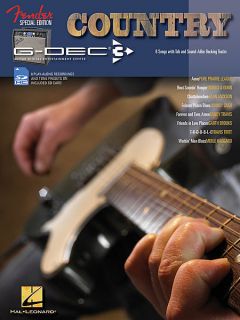 Country   Fender G Dec 3 Guitar Play Along Book/SD Card