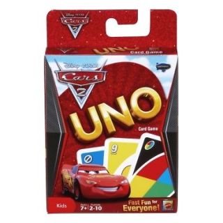 DISNEY CARS 2 UNO CARD GAME LIGHTNING McQUEEN & OTHERS