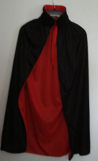 Cloak CHILD Black RED Vampire Dracula Villian Wizard