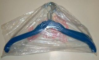   Huggable 12 Shirt Blue Hangers 3 Mesh Bags 6 Cascading Hooks Chrome