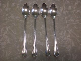 ROOSEVELT Ice Tea Spoons I.S.CO. XII International Silver Co. 1924
