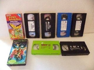 Childrens VHS lot of kid videos scooby doo blues clues