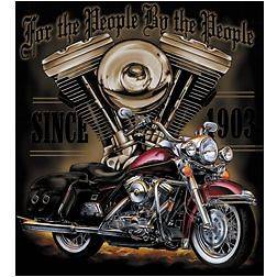 BIKERS CYCLE T SHIRTS FOR THE PEOPLE 7663 FACTORY DIRECT FREE 