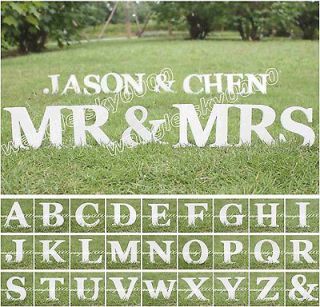 Wood Wooden Letters Bridal Wedding Party Birthday Xmas Home Garden 