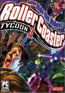 Roller Coaster Tycoon 3 PC Computer Game NEW IN BOX Kids Adult XP 