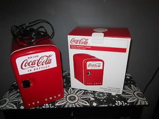  Coca cola Retro Personal Fridge DC 12V or AC110V Car Boat Home 6 cans