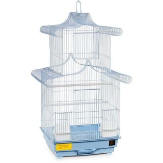  Products Blue/ Teal Pagoda Cockatiel Bird Cage   w/ Extras SP1820 5