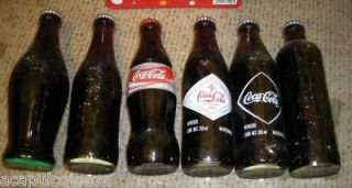   Rare 80 yrs old Full Glass Bottle 6 Pack Mx Coke Coca Cola Bottles