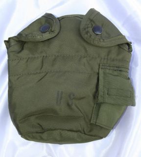 ARMY CANTEEN COVER UNISSUED MINT COMPLETE WITH ALICE CLIPS LOOK