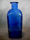 Beautiful Cobalt Blue Blown Glass Olive Oil / Water Bottle
