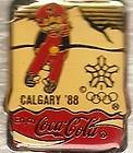Figure Skating Olympic Pin ~1988~Calgary~ Mascot Series