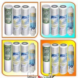   Reverse Osmosis Sediment Carbon GAC Inline Water Filter Value Pack