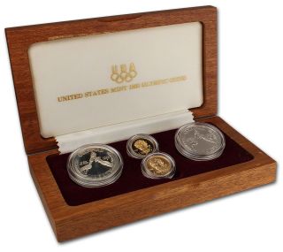1988 US Olympic Games 4 Coin Commemorative Set