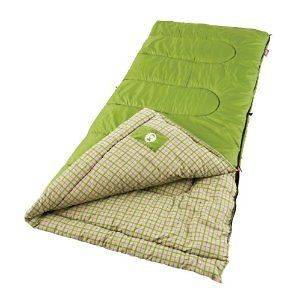 Coleman Green Valley Cool Weather Sleeping Bag Camping Camp Tent Sleep 