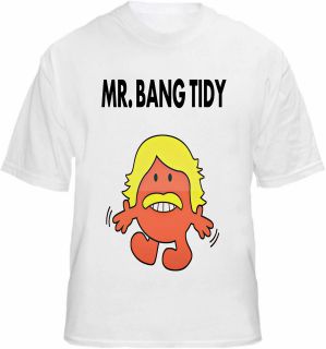   Bang Tidy T shirt Mister Man Cartoon Comedy Lemon Juice Inspired Tee