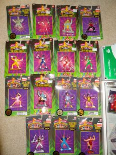   Rangers Mighty Morphin Collectible Figures Series 1,2 NEW 15p LOT