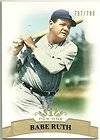 2011 Topps Tier One Babe Ruth Player Card 125 199