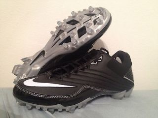   Nike Super Speed TD Low Mens Football Cleats Black/White/Silver $95