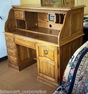 Rollladen Schreibtisch Bureau Rolltop Desk Eiche Oak 1900 Antik