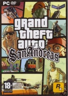 Grand Theft Auto San Andreas (PC, 2005) BRAND NEW