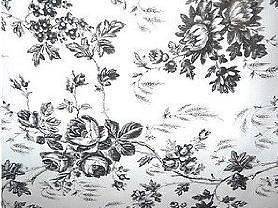 Black & White Rose Floral Shelf Liner Paper Crafts Shelving Contact 