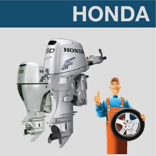 Honda Outboard 1978 2001 Service Repair Manual 2 130 Hp DVD