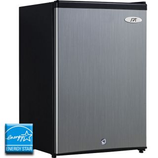   Steel Upright Freezer w/ Locking Reversible Door   Compact 0°F Fridge