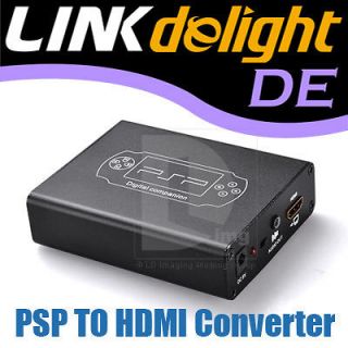 PSP to HDMI Video Converter Box Full Screen 720P 1080P HD Upscaler TV 