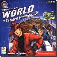  WORLD is Carmen San Diego works w/ Windows Vista 7 computer pc game