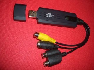 USB Video Grabber Device Record Videos to Computer XP, Vista, Win 7
