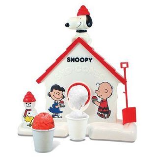   AT HOME SNOOPY SNOW CONE FROZEN ICE DRINK MAKER MACHINE PARTY TOY FUN