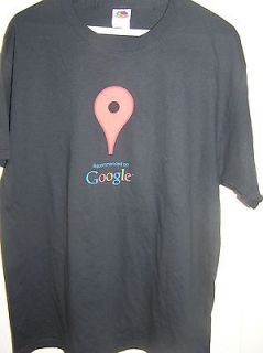 GOOGLE LOGO T SHIRT   LARGE Advertising Google T Shirt Fruit of the 