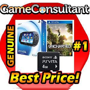   3G UNLOCKED PLAYSTATION PS VITA CONSOLE +4GB MEMORY + UNCHARTED GAME