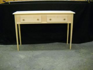 Unfinished 46 Console, Sofa, Foyer, Hall, Wall Table