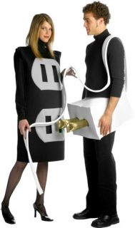 Adult Plug And Socket Funny Couples Halloween Costume
