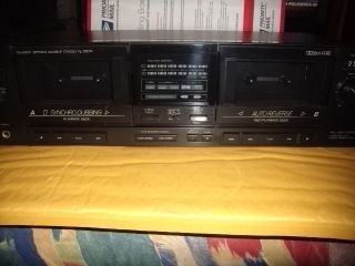   Dual Cassette Deck TD W301 Full Logic Control Dubbing Record Clean euc