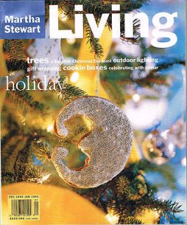   1994 Vintage Magazine Martha Stewart Living Christmas Cookies Lighting