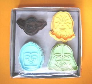   Star Wars Hand Press baking biscuit cookie cutter mold set with stamp