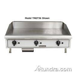 Toastmaster TMGT36 36 Thermostatic Countertop Gas Griddle   Flat Top 