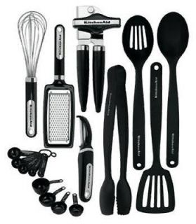 Kitchenaid 17Pc Black Kitchen Tool & Gadget Set