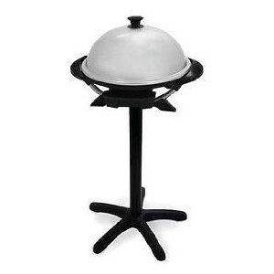  Outdoor Round Electric Grill 200 Sq Inch George Foreman GGR200RDDS