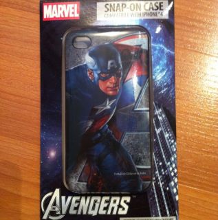 Avengers   Captain America Snap on Case for iphone 4   new