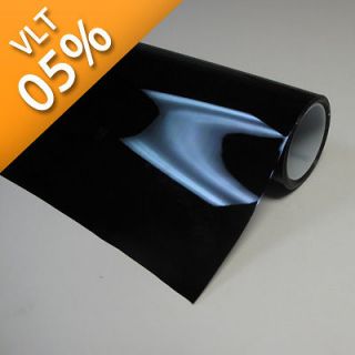   Window Tint Film Deluxe Dyed 24 inch x 5 feet Roll 05% VLT Charcoal